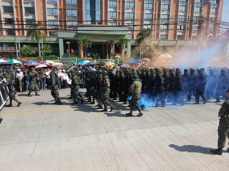 marcha de militares