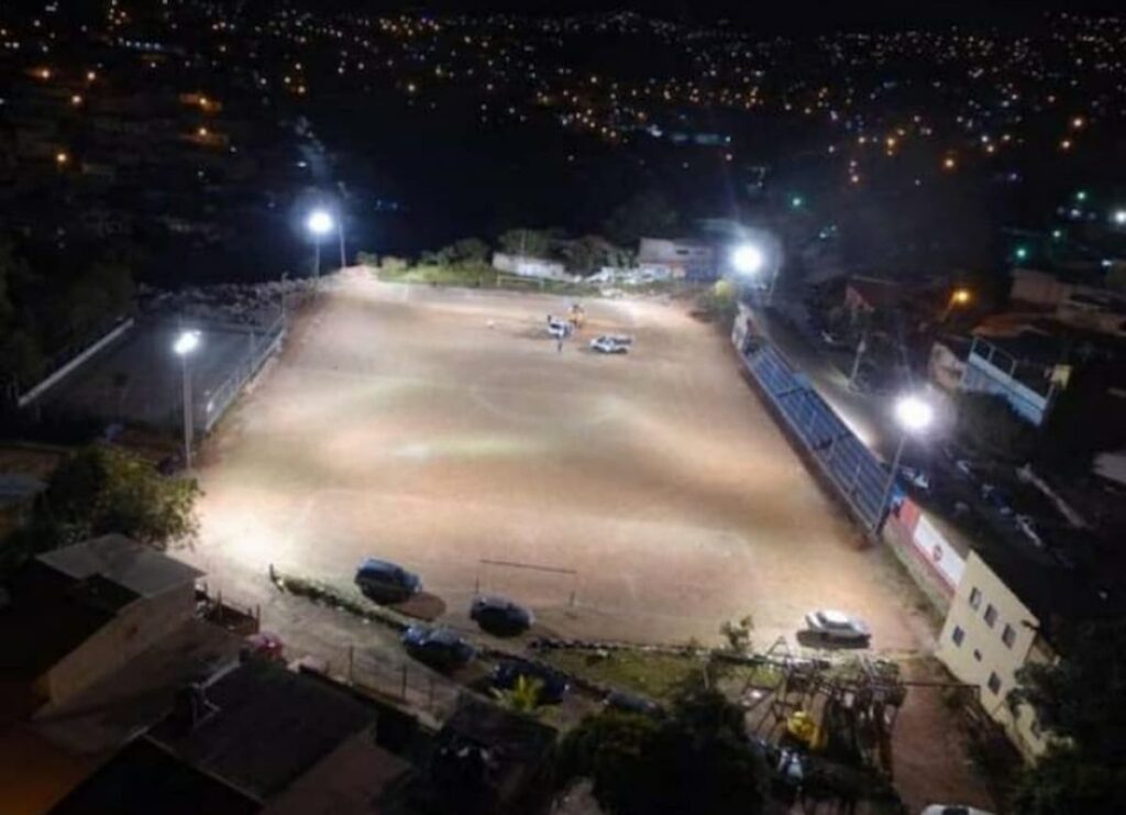 cancha iluminacion