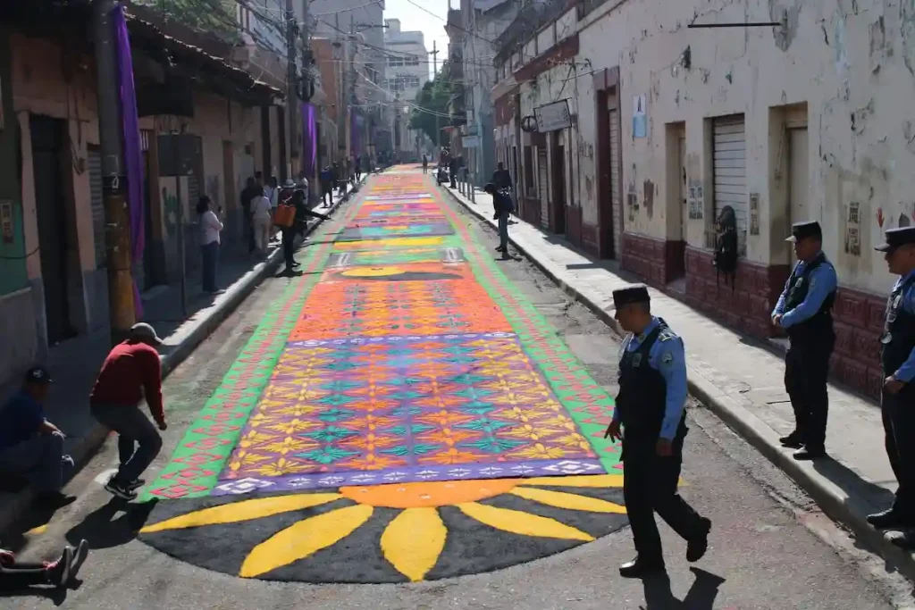 alfombras de aserrin