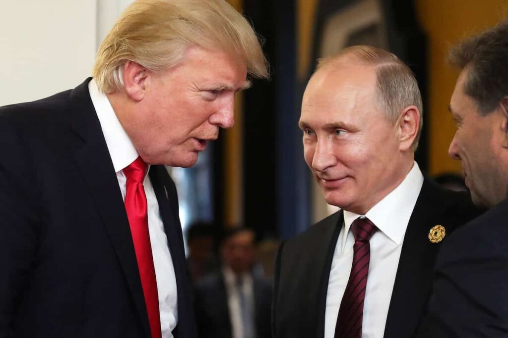 FOTO TRUMP Y PUTIN