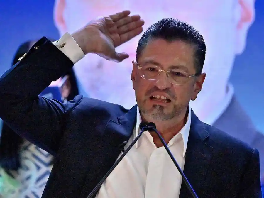 El presidente de Costa Rica, Rodrigo Chaves