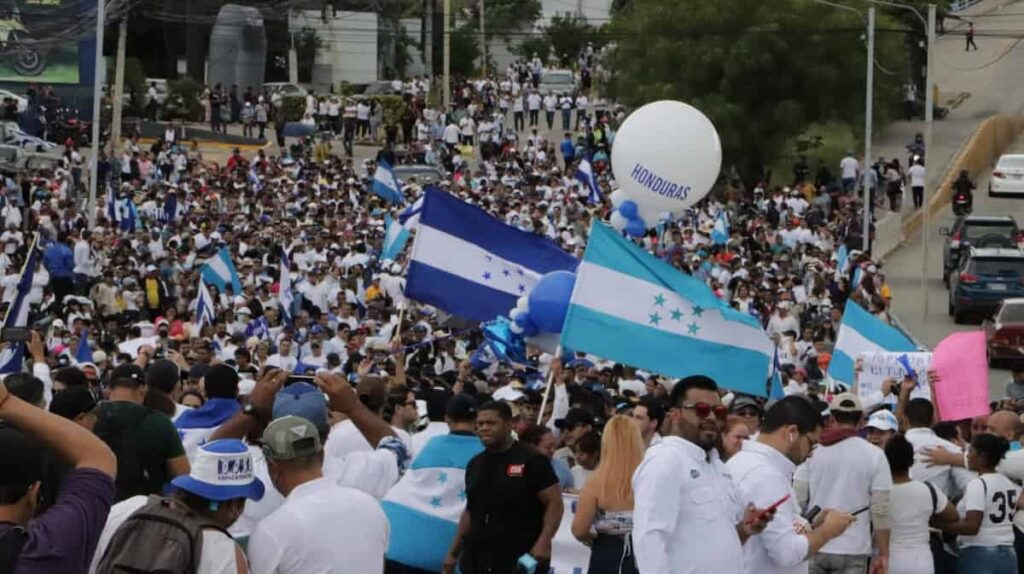 marcha por Honduras