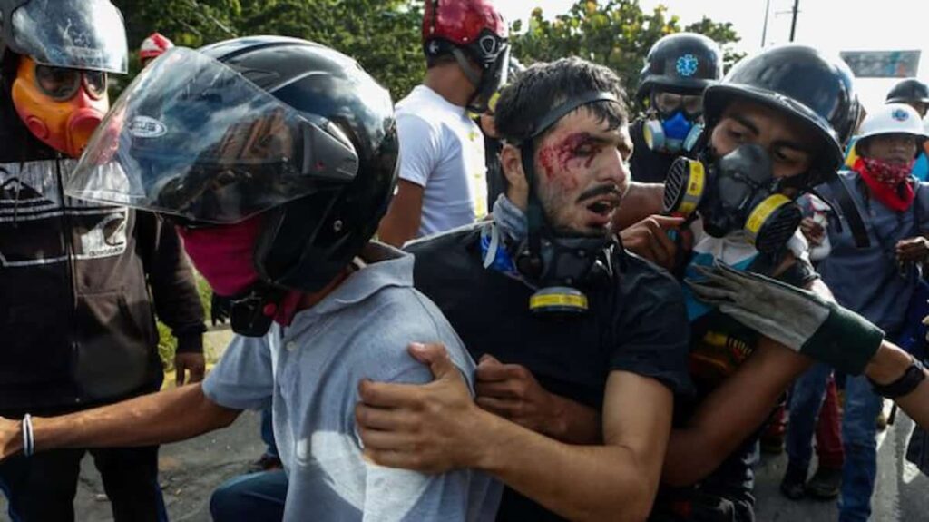 FOTO REPRESION VENEZUELA